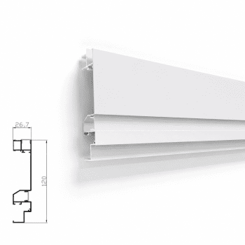 Phào Nhôm Led Cổ Trần CS1227