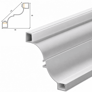 Phào Nhôm Led Cổ Trần CS8080
