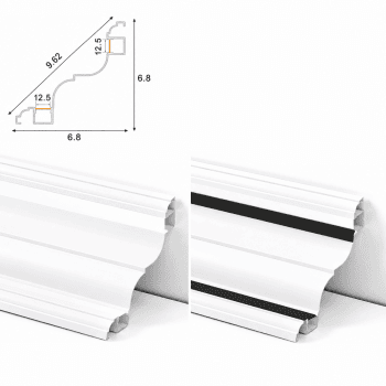 Phào Nhôm Led Cổ Trần CS6868