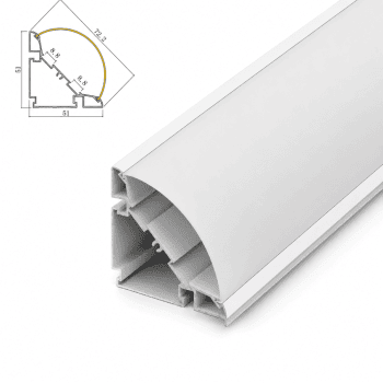 Phào Nhôm Led Cổ Trần CS7251