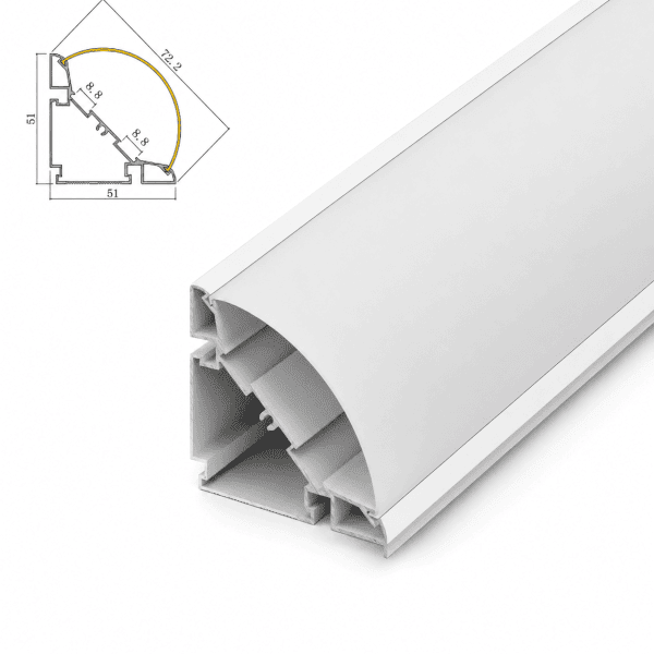 Phào Nhôm Led Cổ Trần CS7251