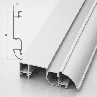 Phào Nhôm Led Cổ Trần CS8024