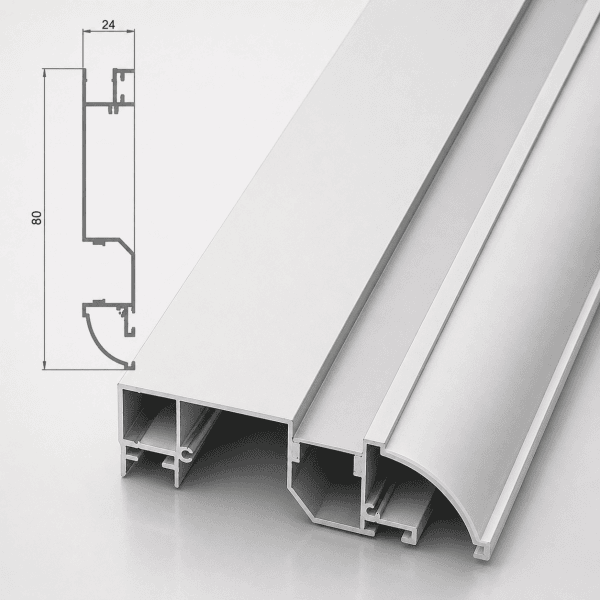 Phào Nhôm Led Cổ Trần CS8024