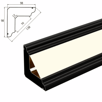 Phào Nhôm Led Cổ Trần CS9898