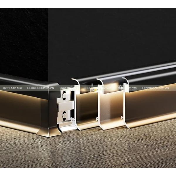 Led phào nhôm chân tường CS-1160