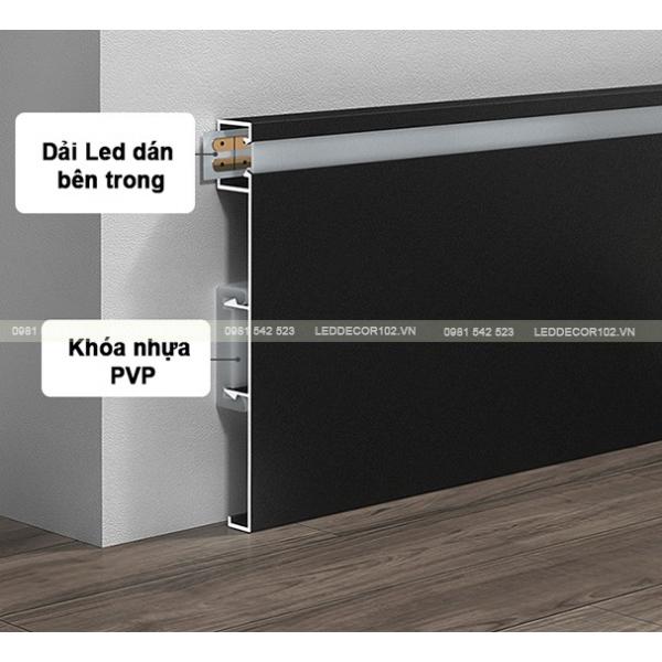 Led phào nhôm chân tường CS-244