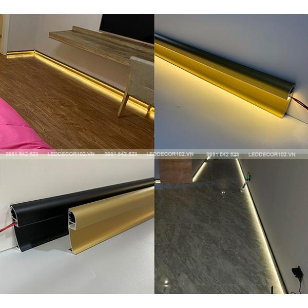 Led phào nhôm chân tường CS-252