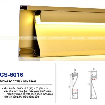 Led phào nhôm chân tường CS-6016