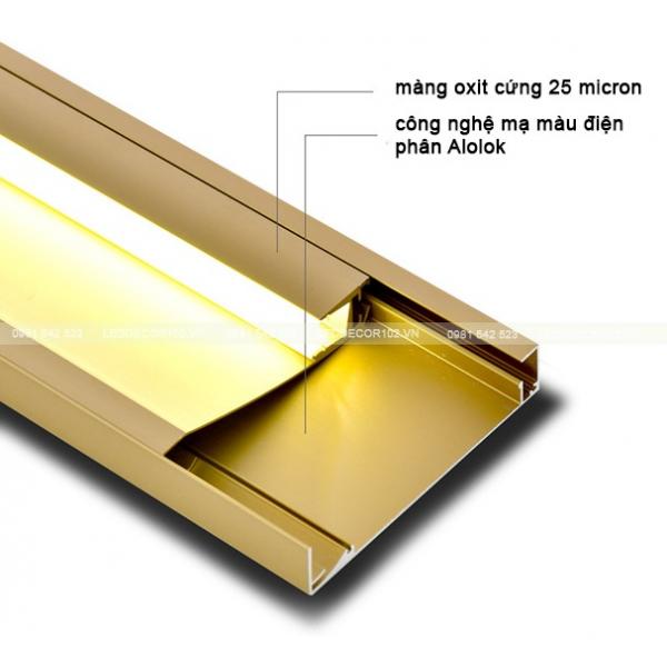 Led phào nhôm chân tường CS-8016