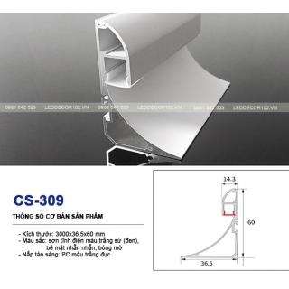 Led phào nhôm cổ trần CS-309