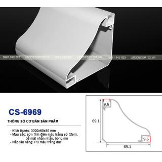 Led phào nhôm cổ trần CS-6969