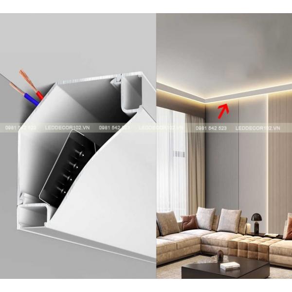 Led phào nhôm cổ trần CS-6969