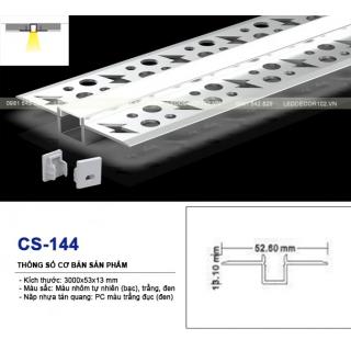 Led ray nhôm trần thạch cao CS-144