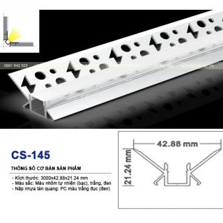 Led ray nhôm góc âm CS-145