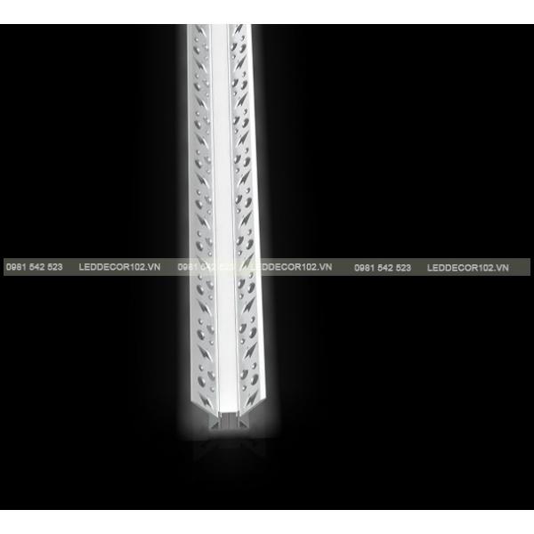 Led ray nhôm góc âm CS-145