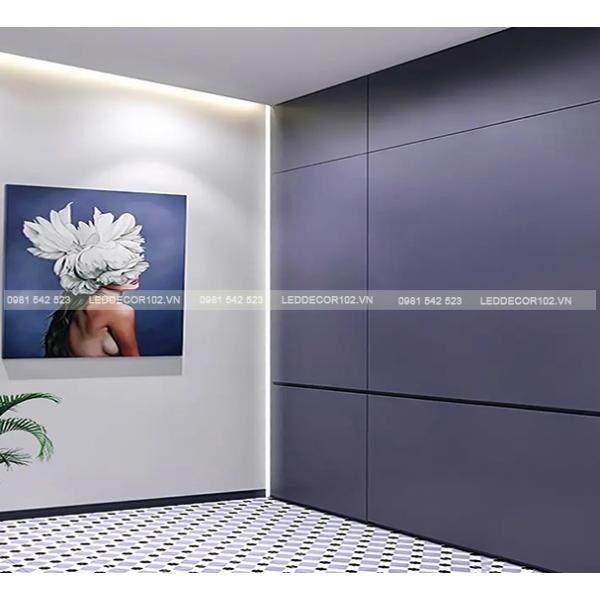 Led ray nhôm góc âm CS-145