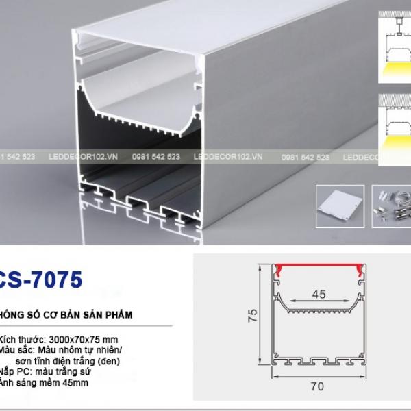 LED nhôm thả trần CS-7075