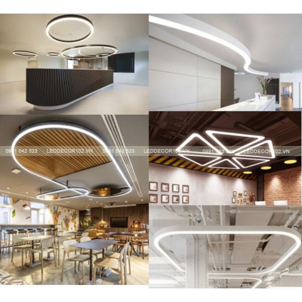 LED nhôm thả trần CS-8075