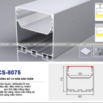 LED nhôm thả trần CS-8075