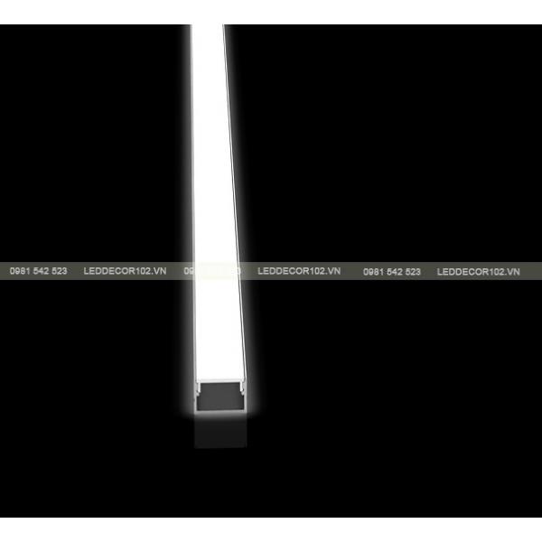 Led ray nhôm nội thất âm YH11B