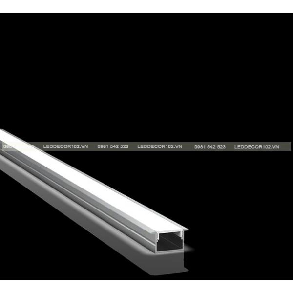 Led ray nhôm nội thất âm YH12B
