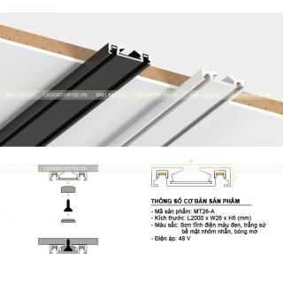 Ray nhôm nam châm MT26-B thế hệ mới