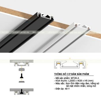 Ray nhôm nam châm MT26-B thế hệ mới