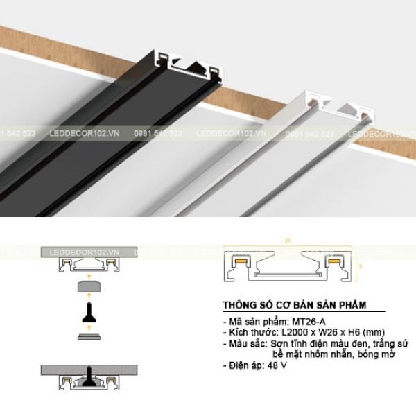 Ray nhôm nam châm MT26-B thế hệ mới
