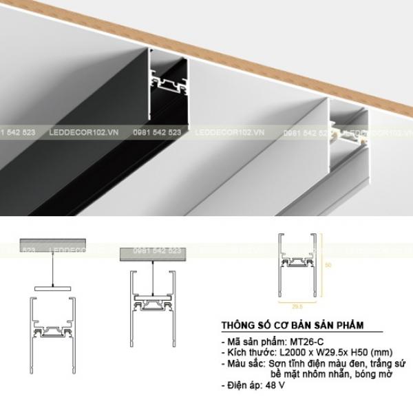 Ray nhôm nam châm MT26-C thế hệ mới