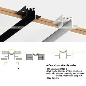 Ray nhôm nam châm MT26-D thế hệ mới