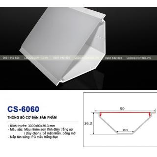 Led phào nhôm cổ trần CS-6060